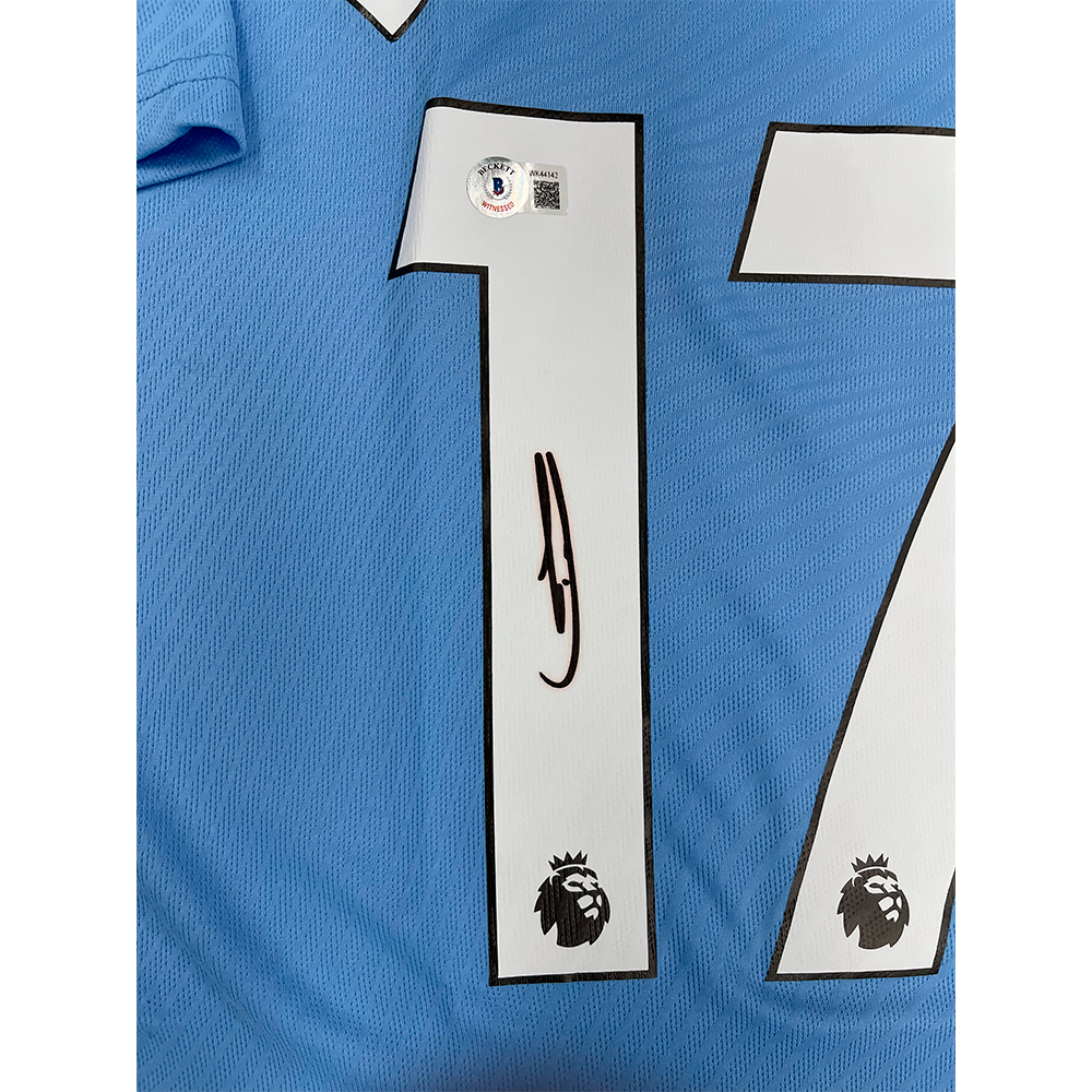 Kevin De Bruyne Signed Manchester City F.C. Jersey (Beckett)