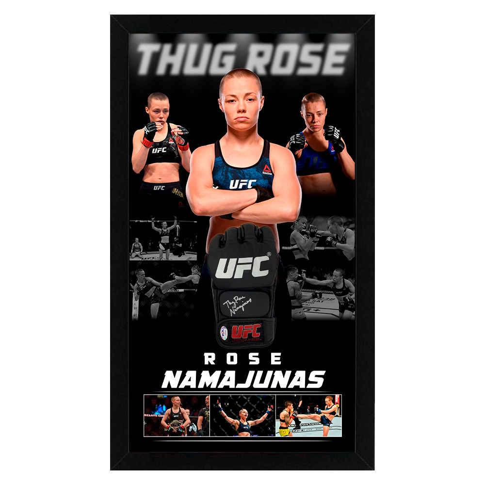 UFC – “Thug Rose” Rose Namajunas Signed & Frame...