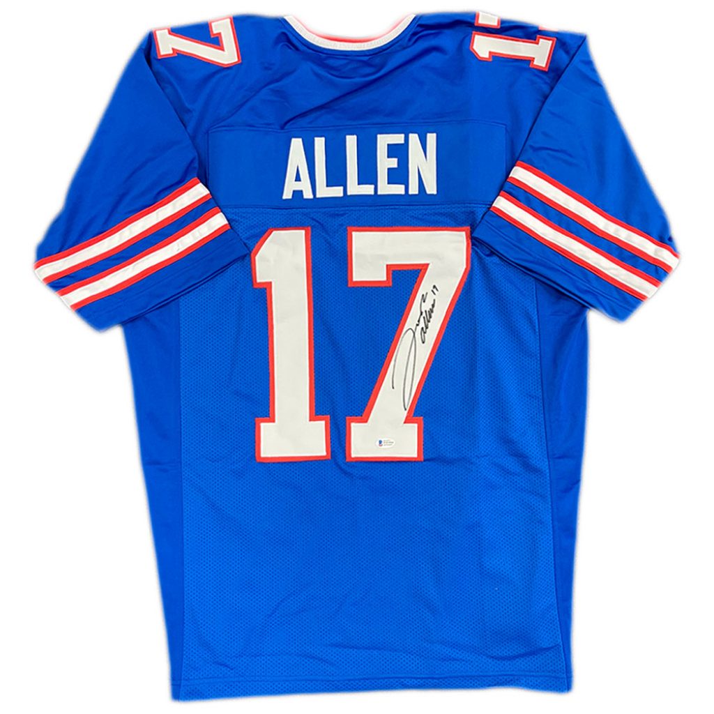 Josh Allen Buffalo Bills Autographed Red Nike Color Rush Limited