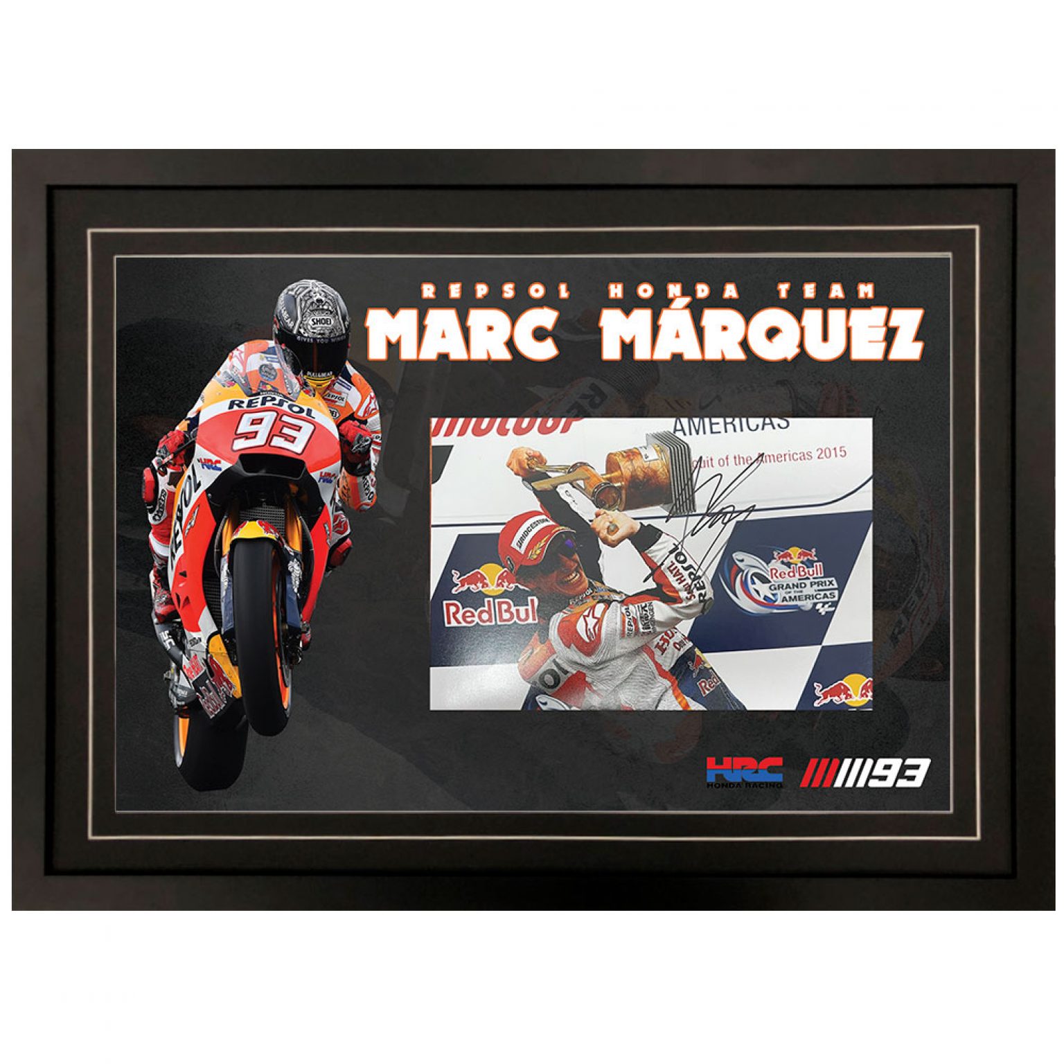 Motorsport – Marc Marquez Signed and Framed Photograph | Taylormade ...