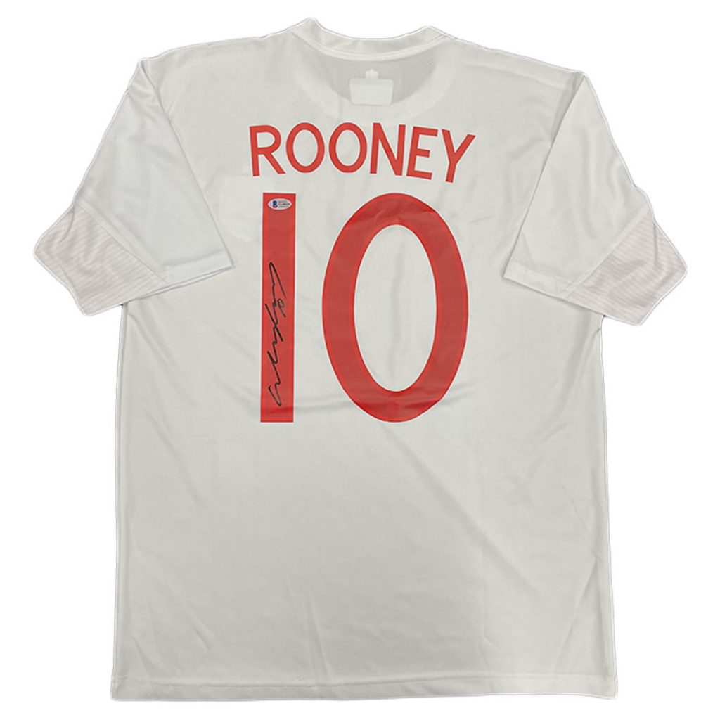 Signed Wayne Rooney Manchester United Jersey with Coa