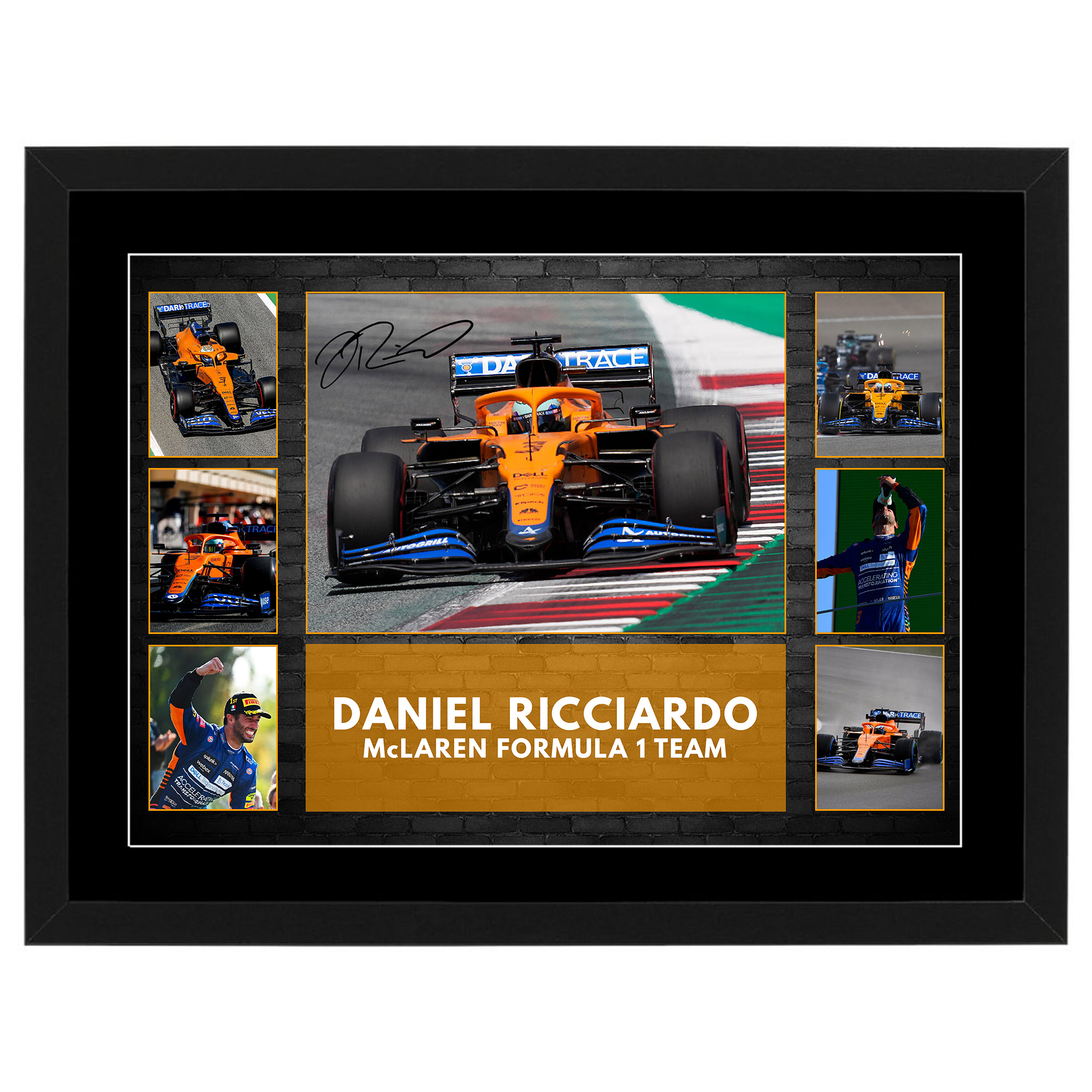 Formula 1 – Daniel Ricciardo McLaren Framed Pre Print
