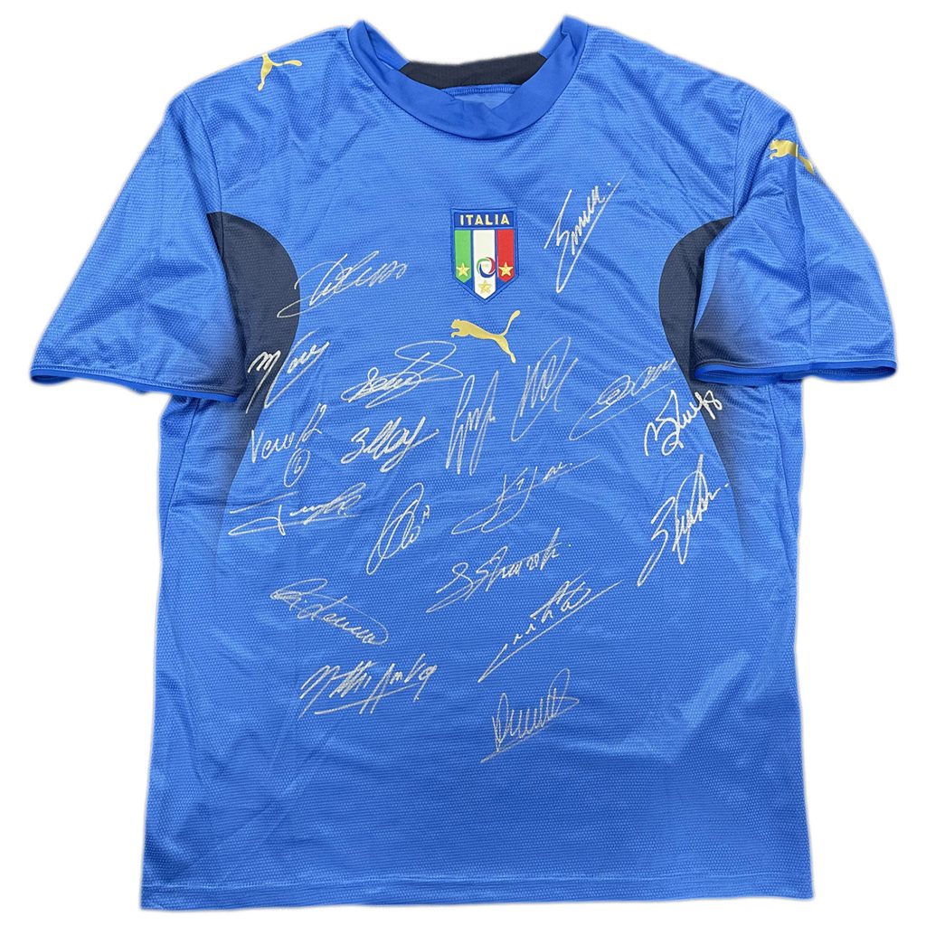 Soccer - 2006 FIFA World Cup Signed Jersey - Italy