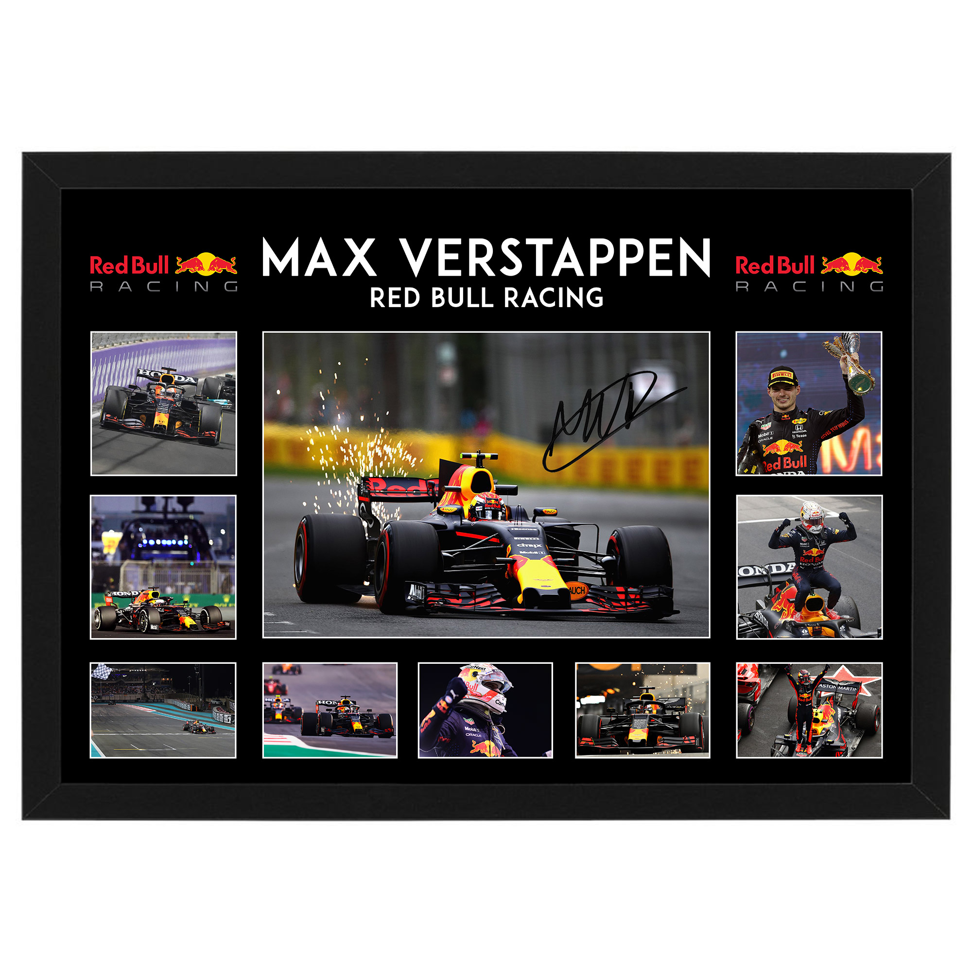 Formula 1 – Max Verstappen Red Bull Racing Framed Large Photo Co...