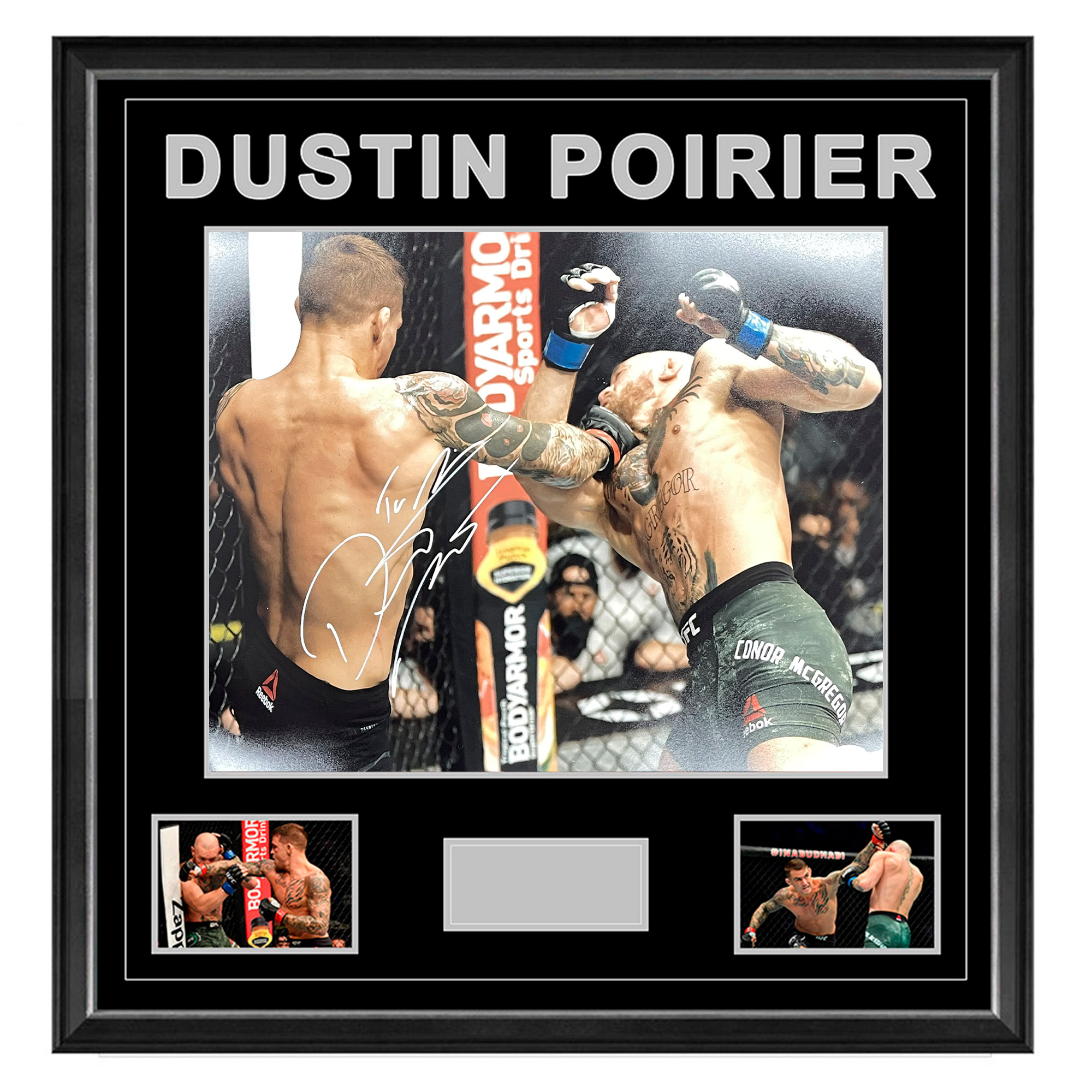 UFC – Dustin Poirier Signed & Framed “UFC 257: Poirie...
