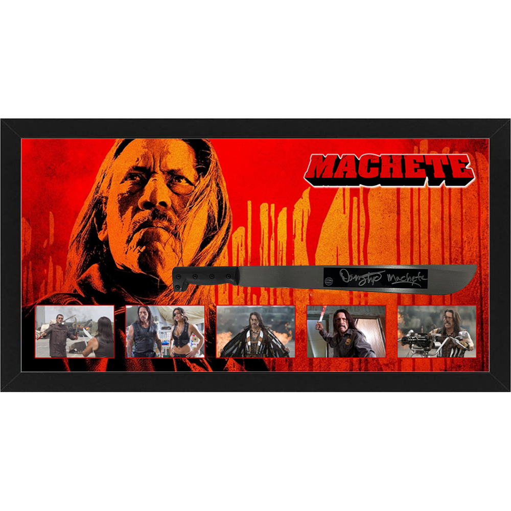 Machete – Danny Trejo Signed & Framed Replica Machete (Lege...