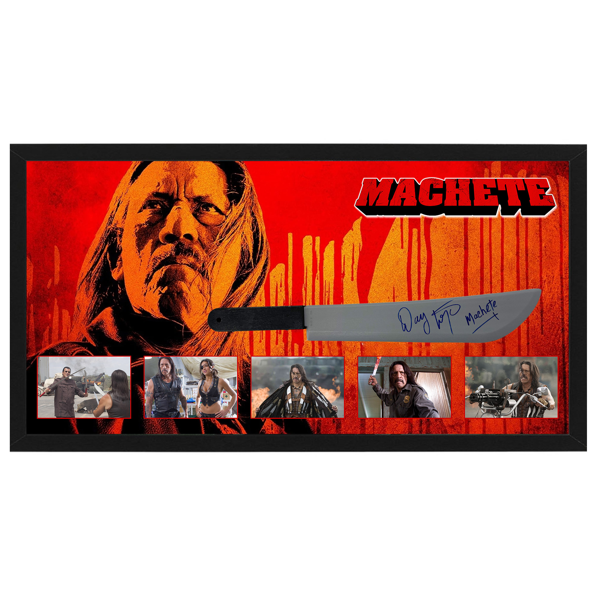 Machete – Danny Trejo Signed & Framed Replica Machete