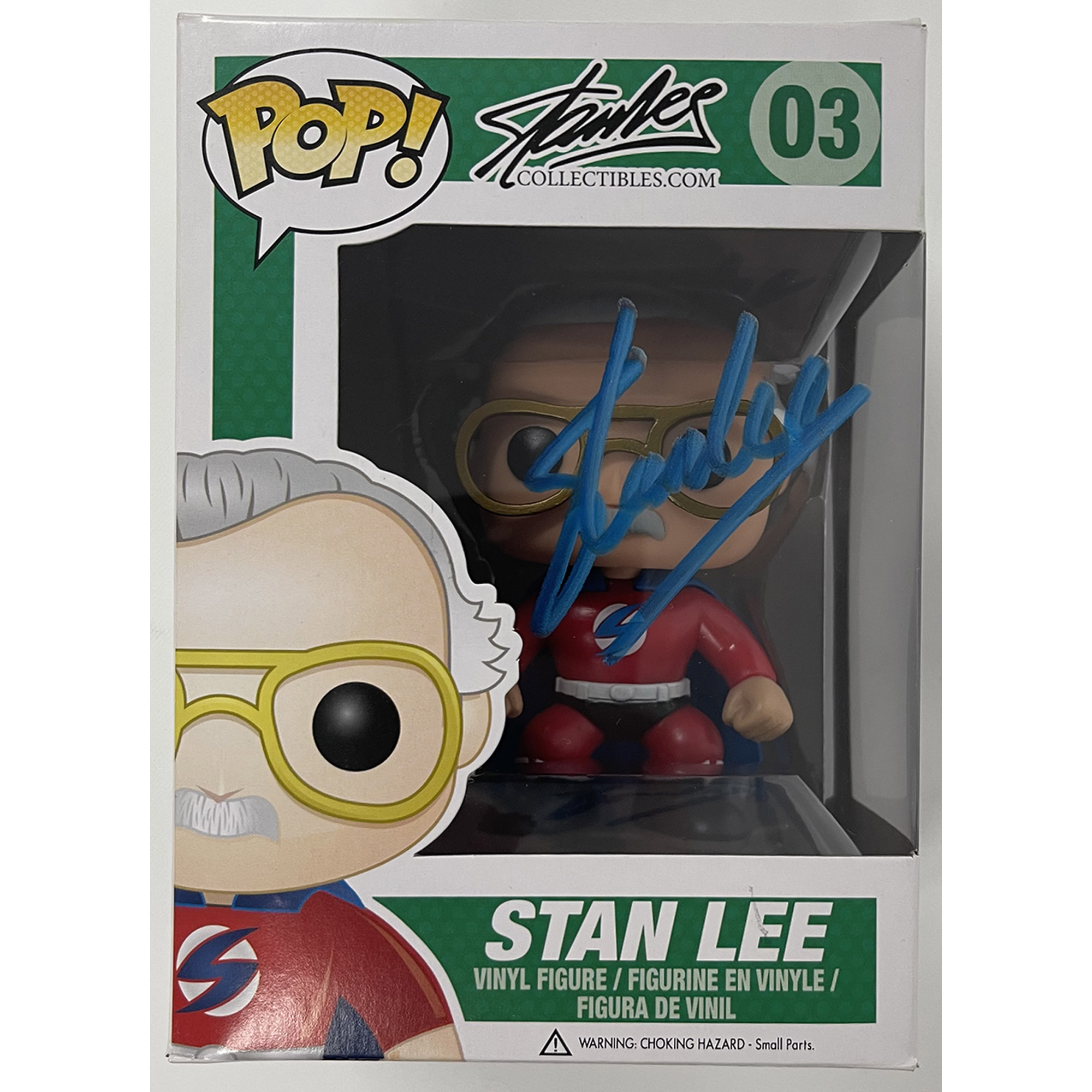 Stan Lee – Stan Lee #03 Autographed Funko POP! Vinyl Figure