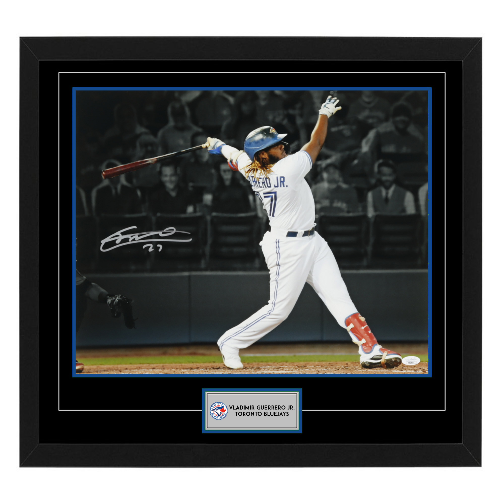 Baseball – Vladimir Guerrero Jr. Signed & Framed Blue Jays 16&#...