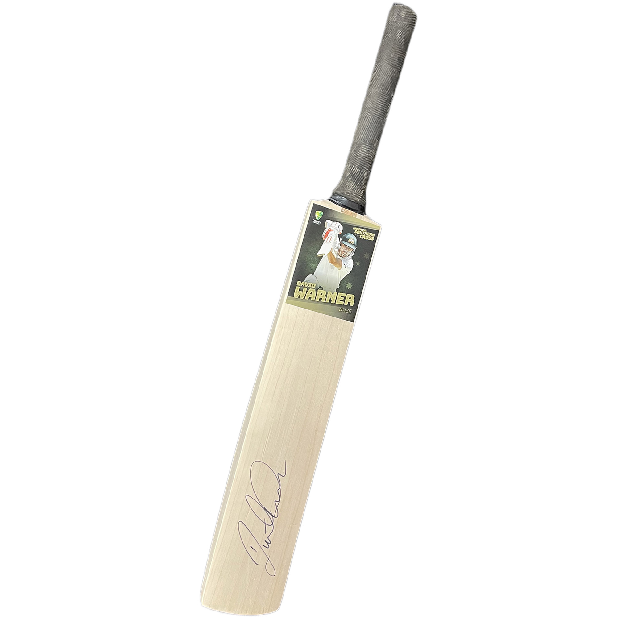 Cricket - David Warner Signed Cricket Bat, Taylormade Memorabilia