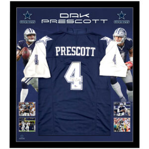NFL – DAK PRESCOTT Dallas Cowboys Signed & Framed Jersey (Beckett)