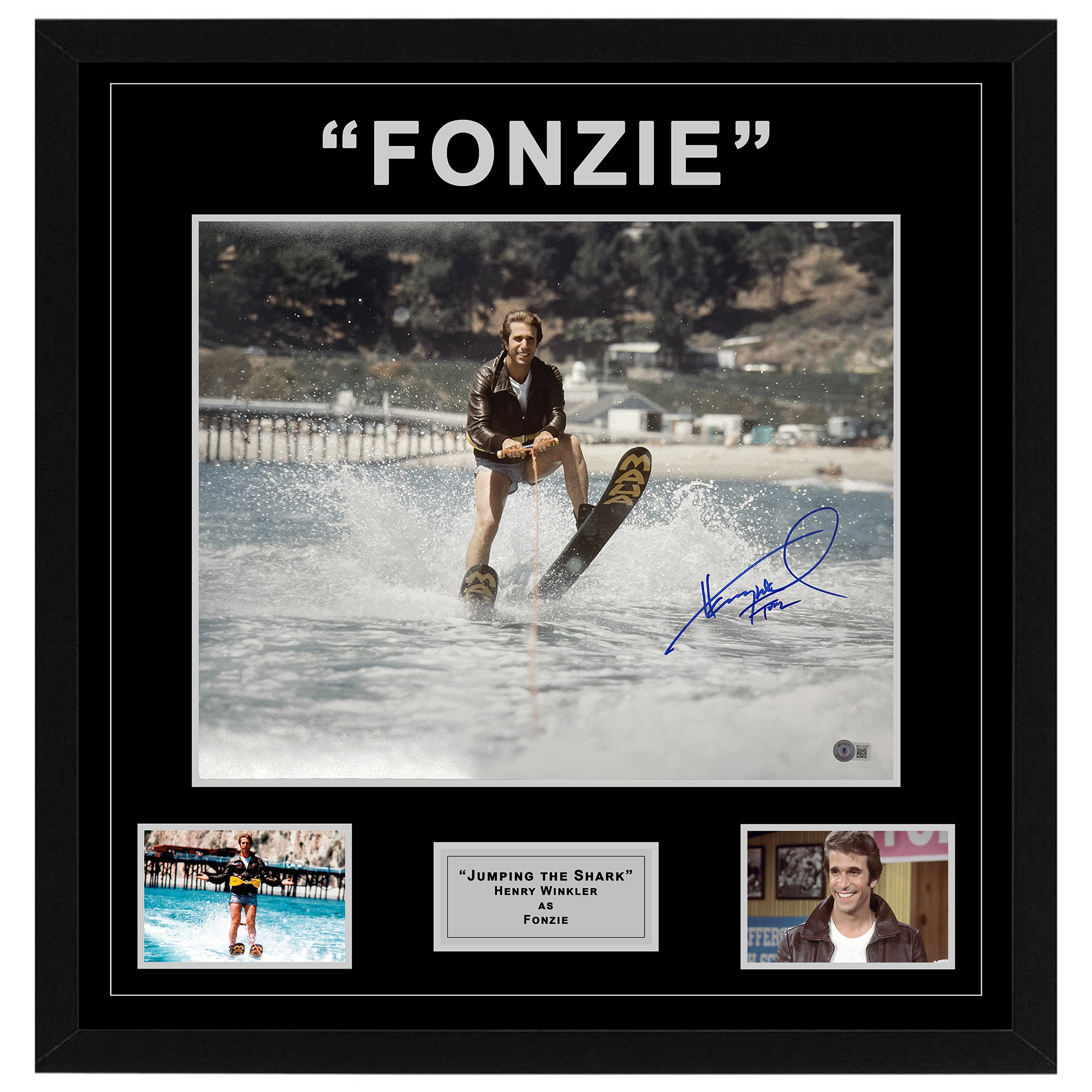 Henry Winkler – “Fonzie” Signed & Framed 16...