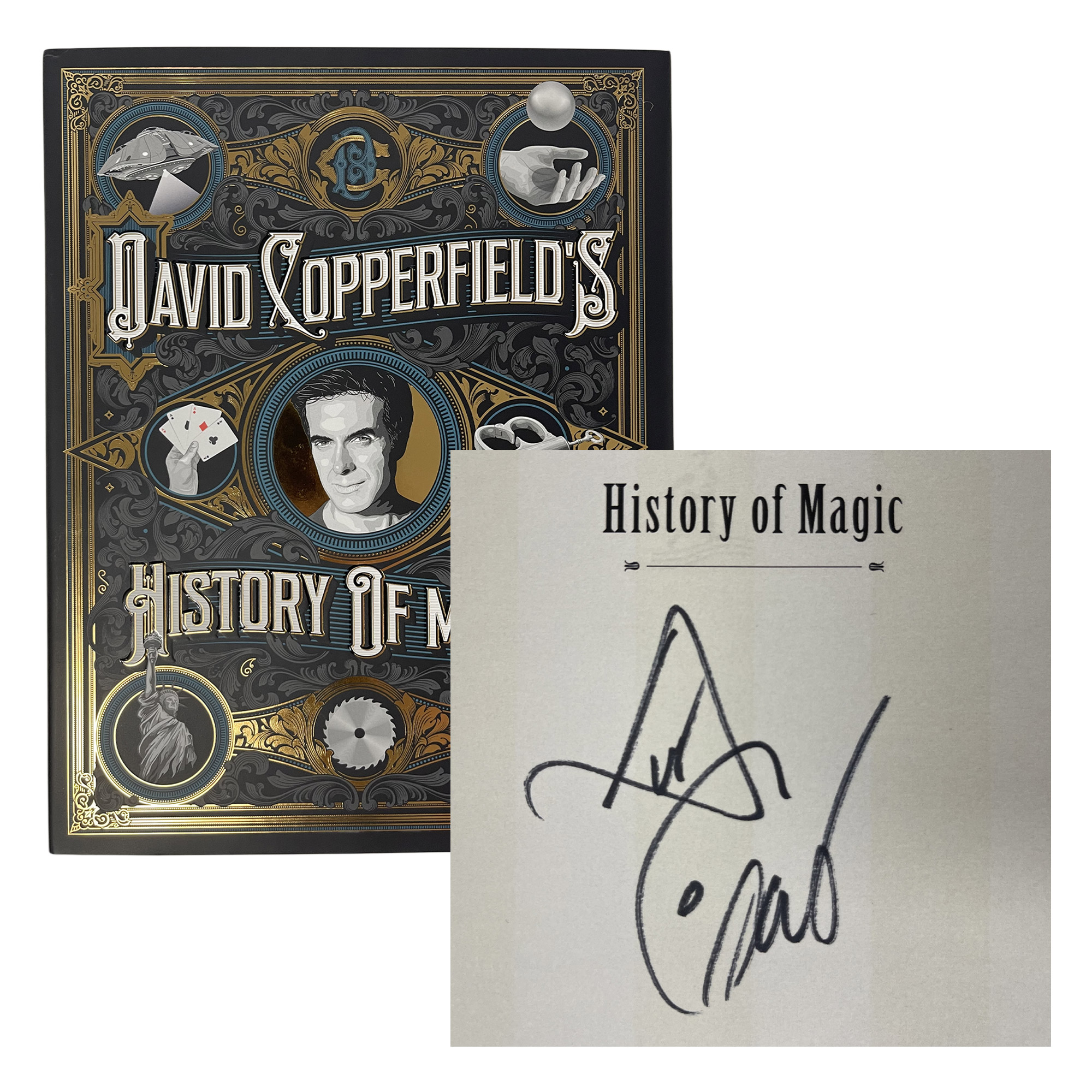 David Copperfield – Hand Signed History Of Magic Hardcover Book
