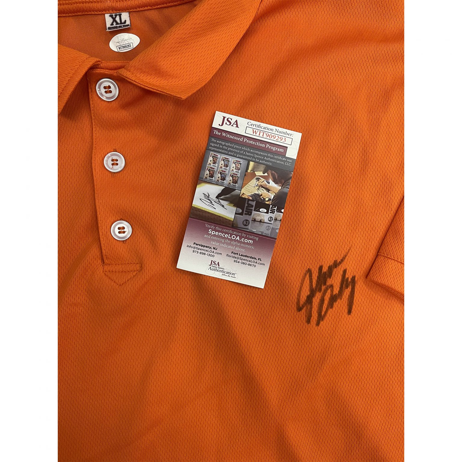 Golf - John Daly Hand Signed Golf Polo Shirt (JSA COA) | Taylormade ...