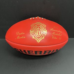 AFL Richmond Tigers Dustin Martin Signed Brownlow Football