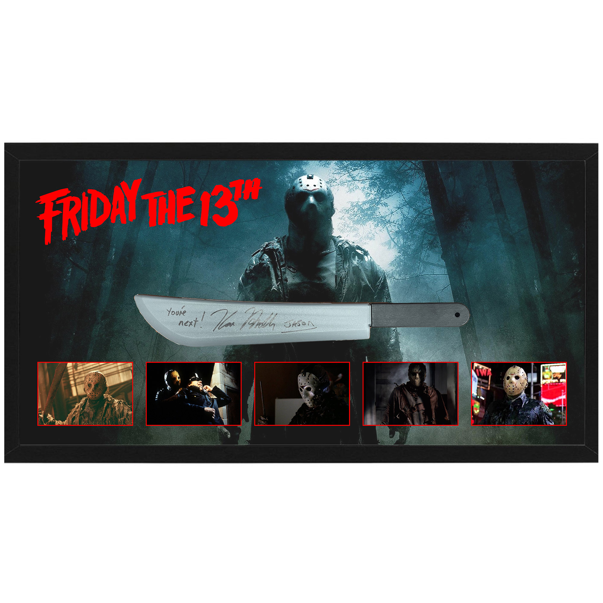 Friday The 13th – Kane Hodder Signed & Framed Jason Voorhee...