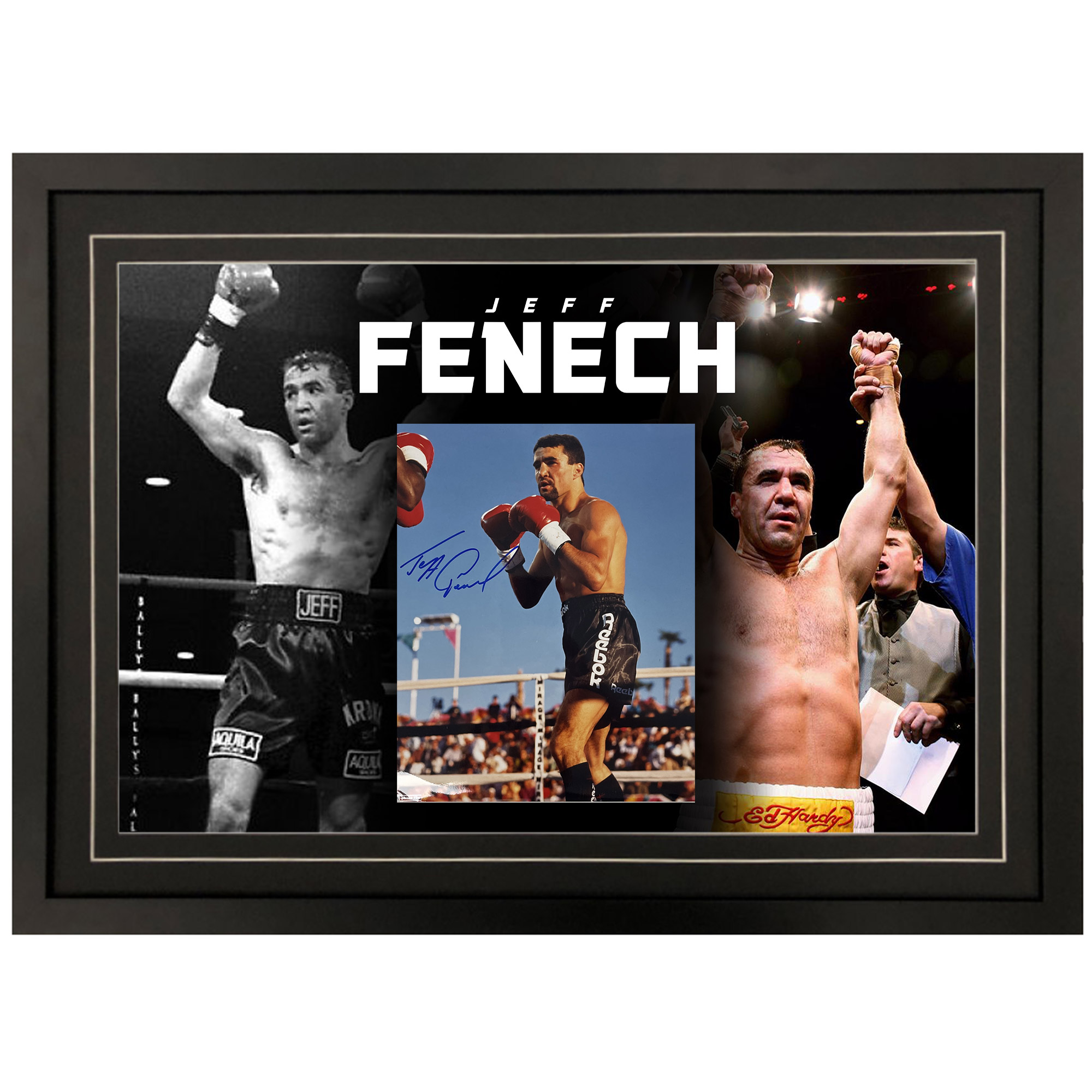 Boxing – Jeff Fenech Signed & Framed Photograph #2