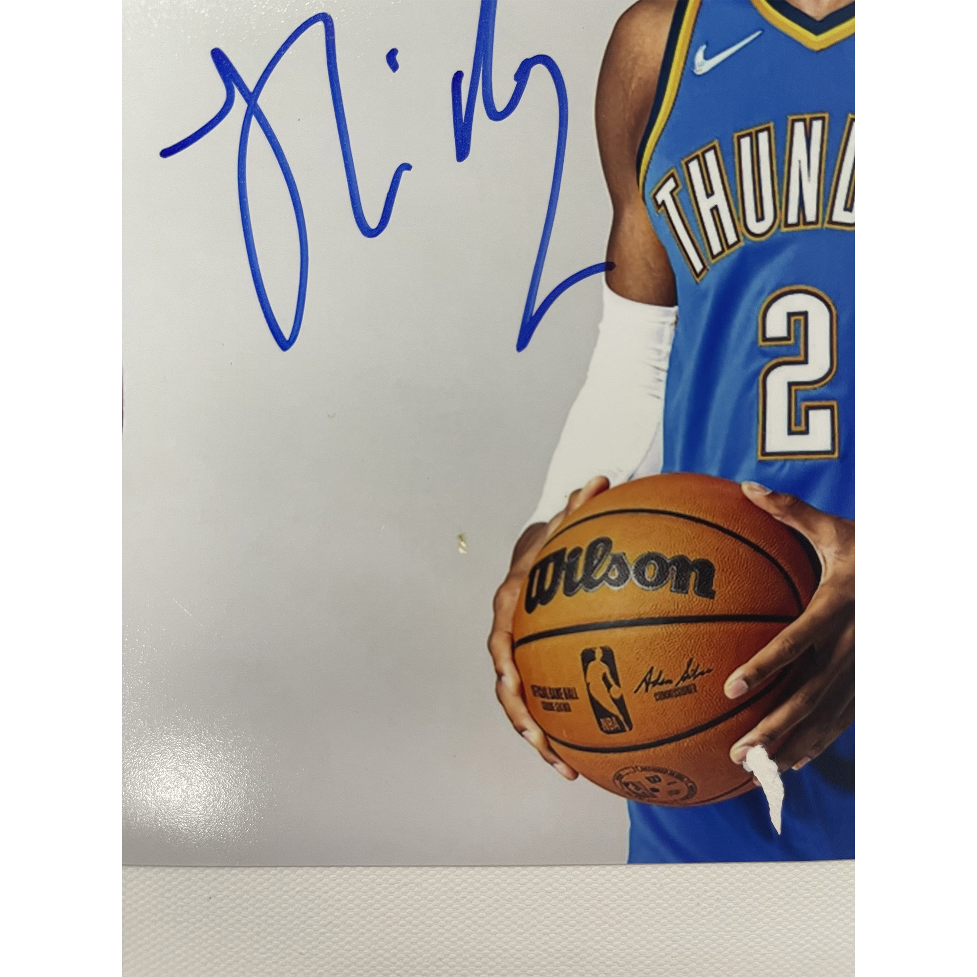 Josh Giddey Signed Oklahoma City Thunder NBA Jersey Framed - 5151 – HT  Framing & Memorabilia