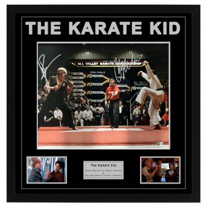 Ralph Macchio & William Zabka - "The Karate Kid" Signed & Framed 16x20 Photograph (Beckett Hologram)