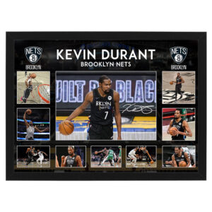 Basketball - Kevin Durant Brooklyn Nets Framed Large Photo Collage