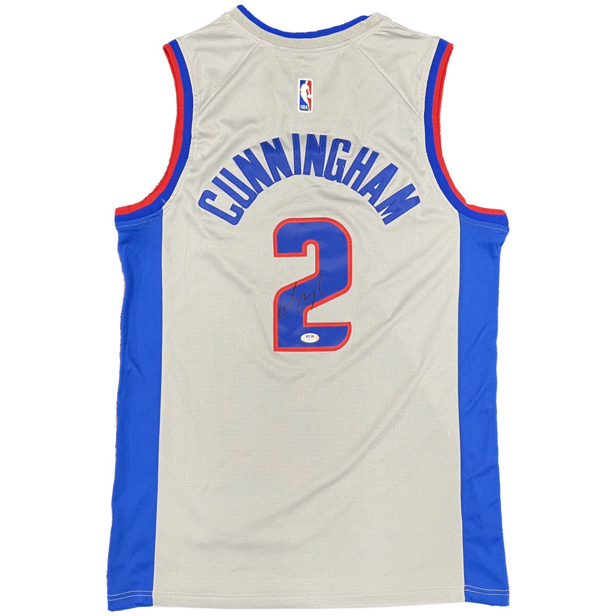 Basketball Cade Cunningham Signed & Framed Detroit Pistons Jersey