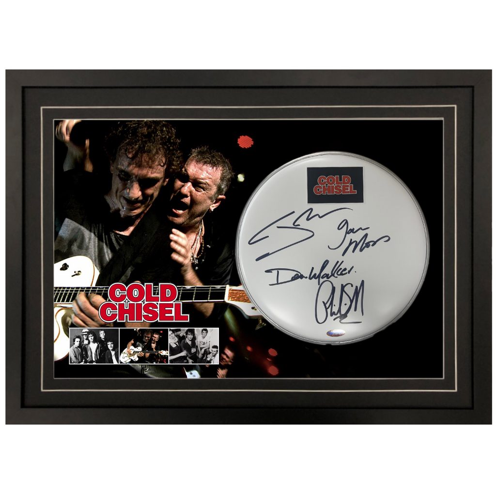 Music Cold Chisel East Band Signed & Framed Album Cover 28339