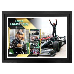 Formula 1 - Lewis Hamilton Signed & Framed 8x10 Photo Display