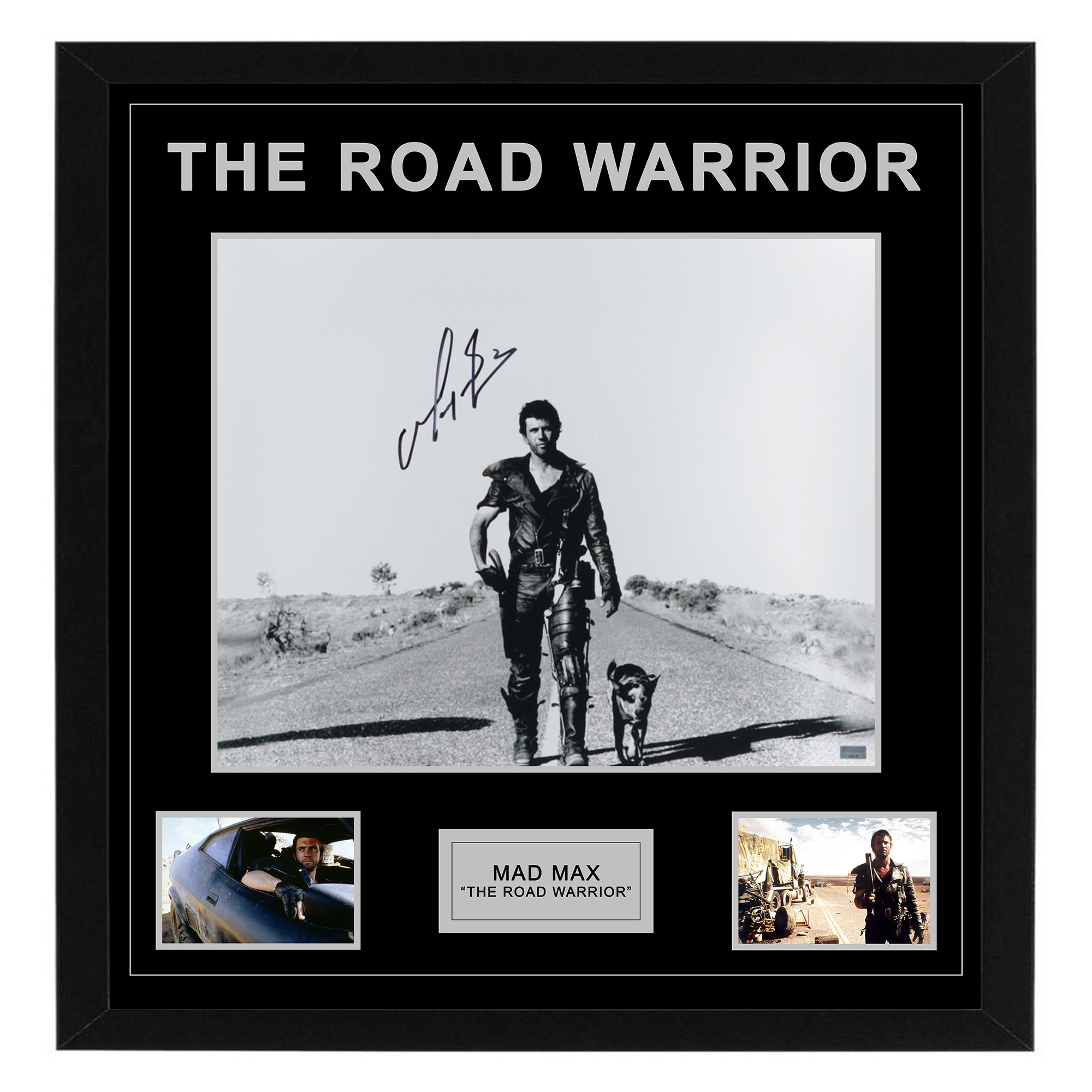 Mel Gibson – “The Road Warrior” Signed & Framed...