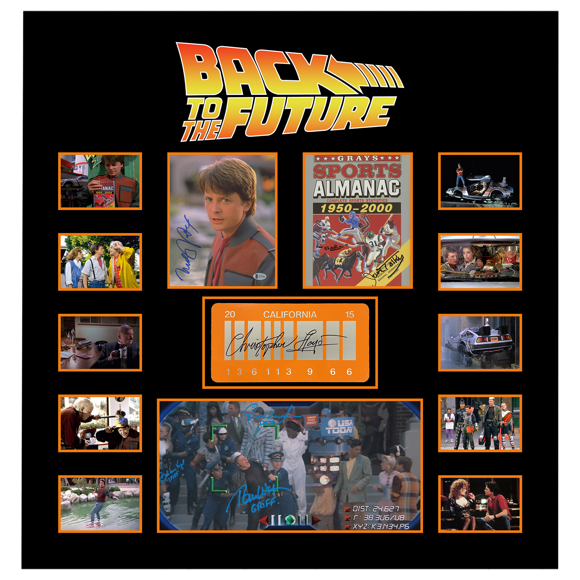 Back To The Future 2 – Cast Signed (Signed By 6 Cast Members) La...