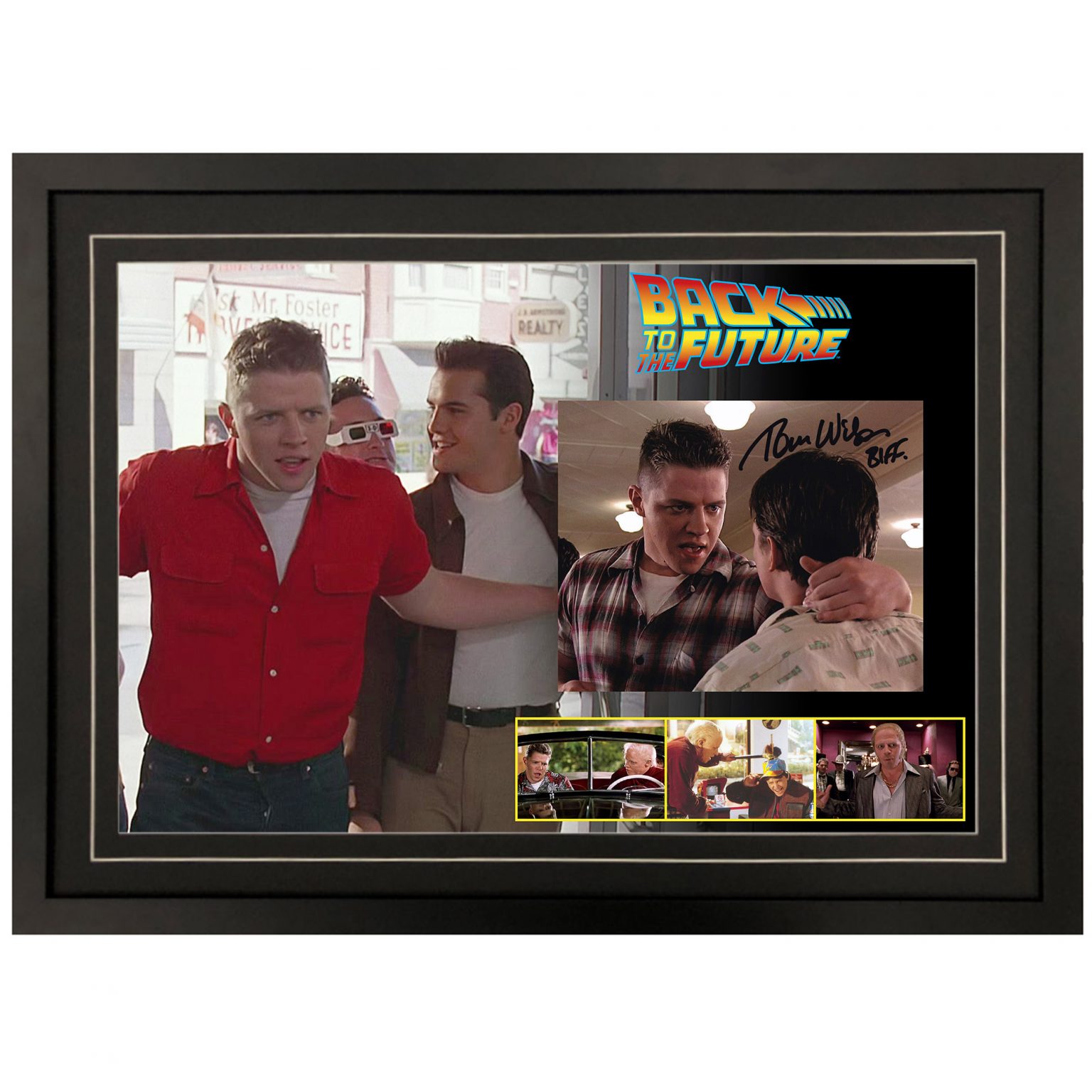 Thomas F Wilson Back To The Future Biff Signed And Framed 8x10 Photograph Display 1 6730