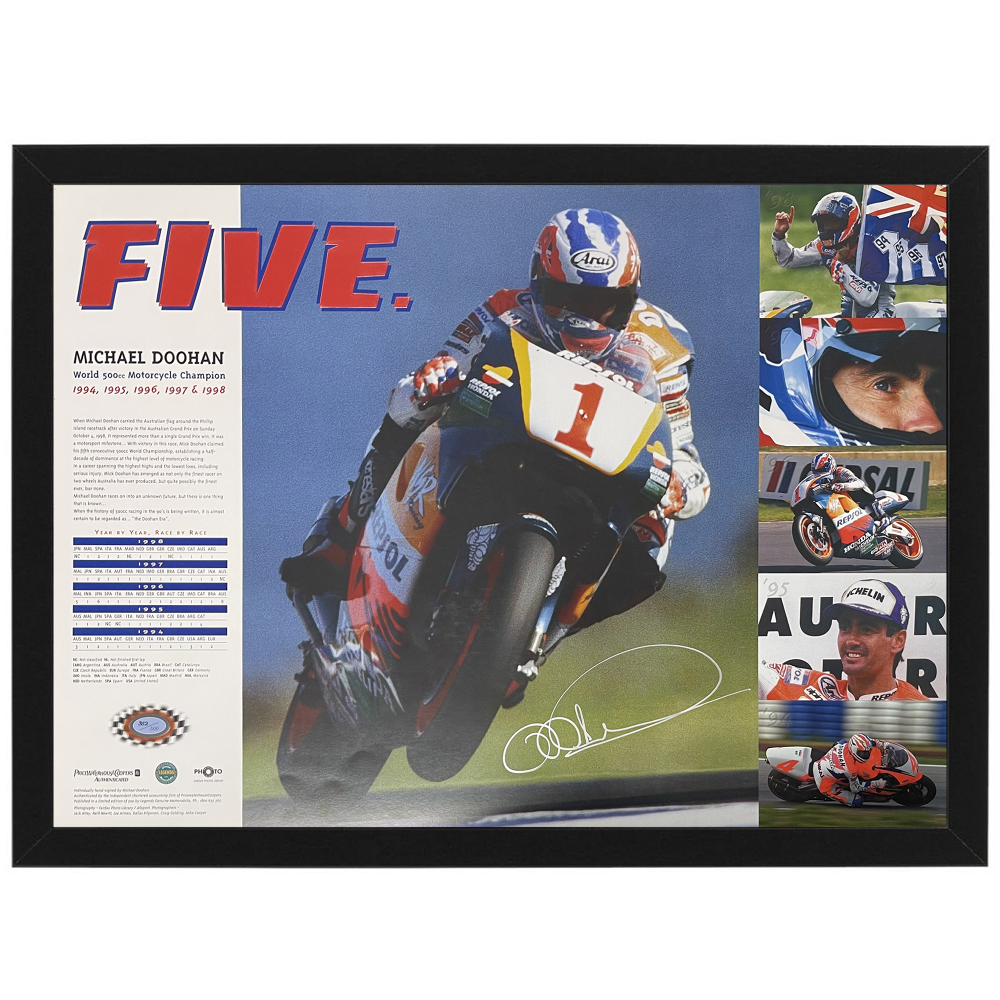 Motorsport – Moto GP – Michael Doohan “FIVE” S...