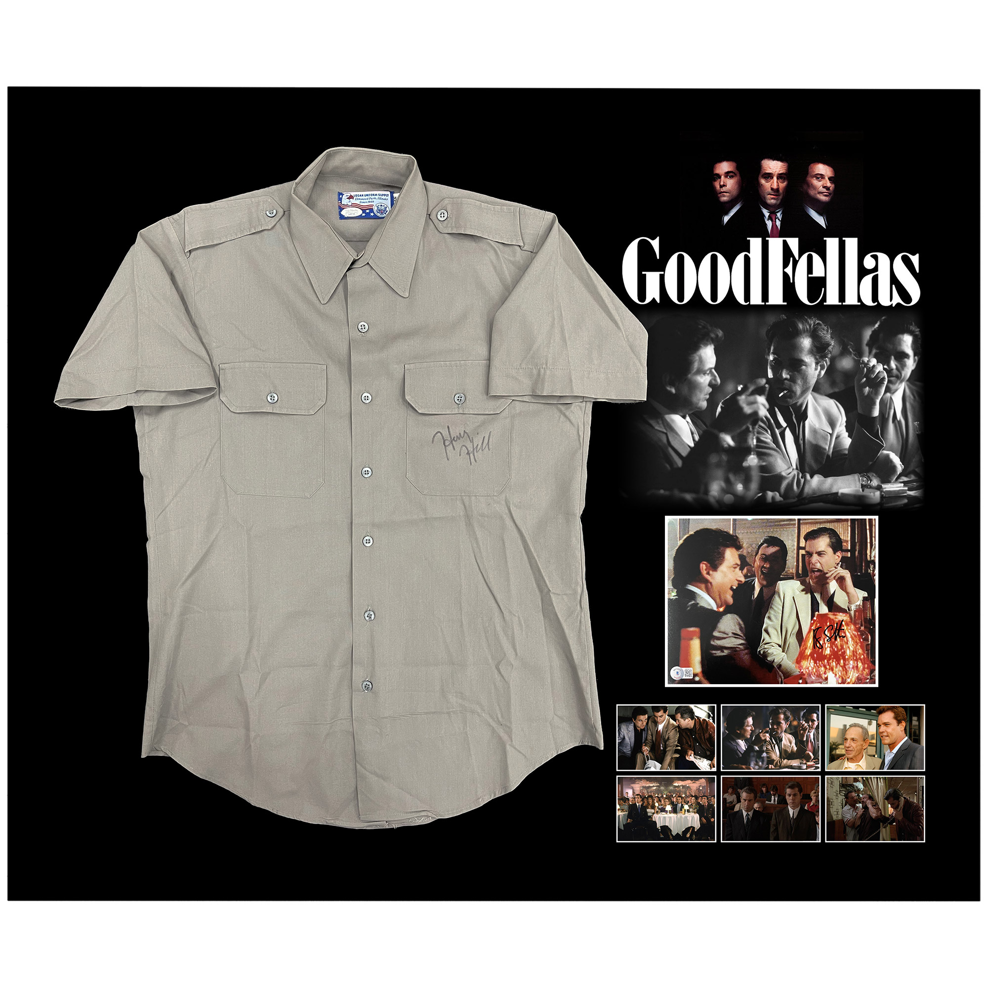 Goodfellas – Ray Liotta & Henry Hill Signed Shirt & Ph...