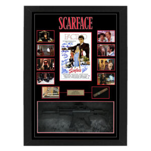 Scarface - Cast Signed & Framed 11x17 Photograph (Beckett LOA)