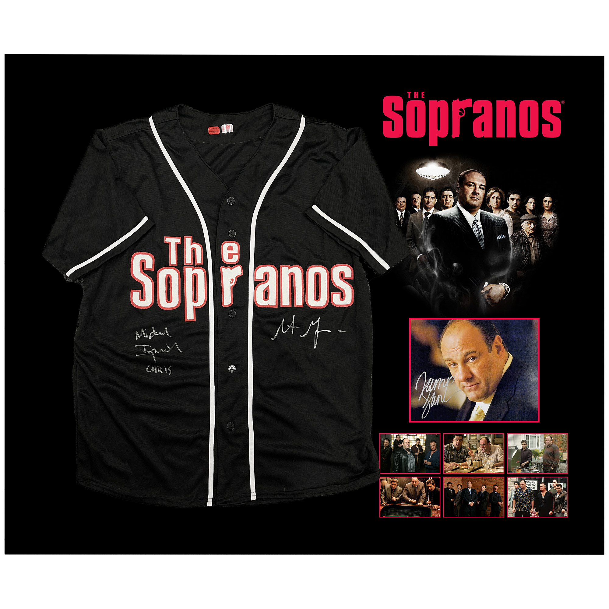 The Sopranos – James Gandolfini, Michael Imperioli & Steven...