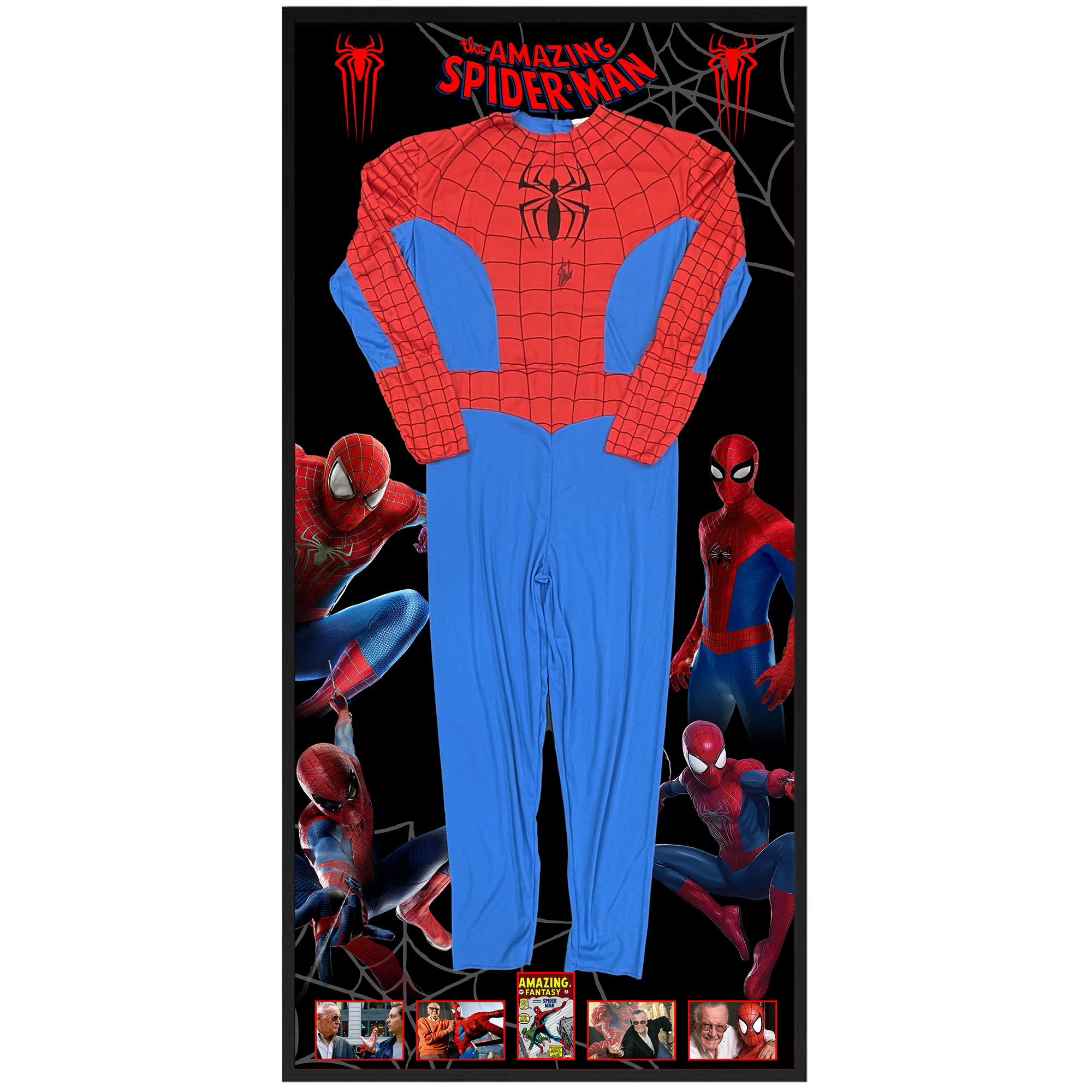 Stan Lee - Signed & Framed Spider-Man Full-Size Costume Suit (Lee Hologram  & PSA COA) | Taylormade Memorabilia | Sports Memorabilia Australia