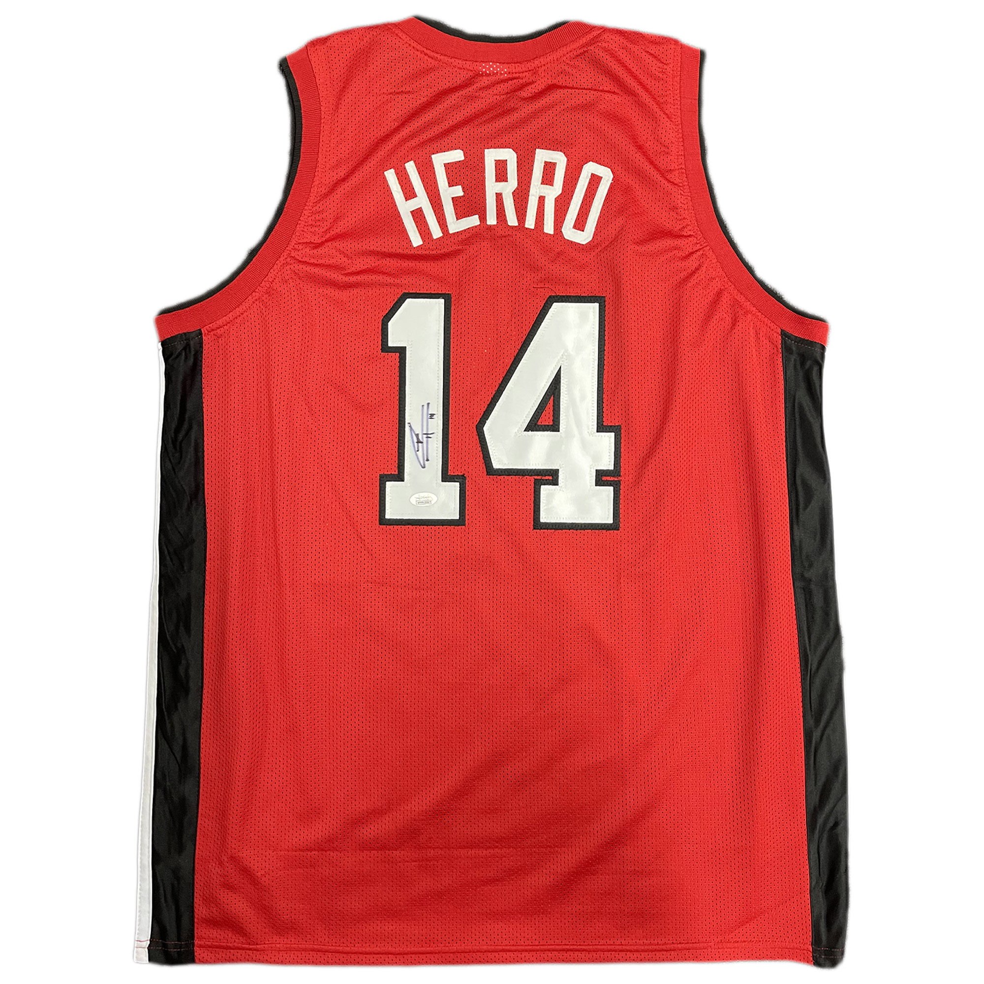 Tyler Herro Signed Miami Red Basketball Jersey (JSA) — RSA