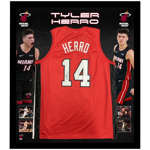 Tyler Herro Miami Heat Red Basketball Jersey • Kybershop