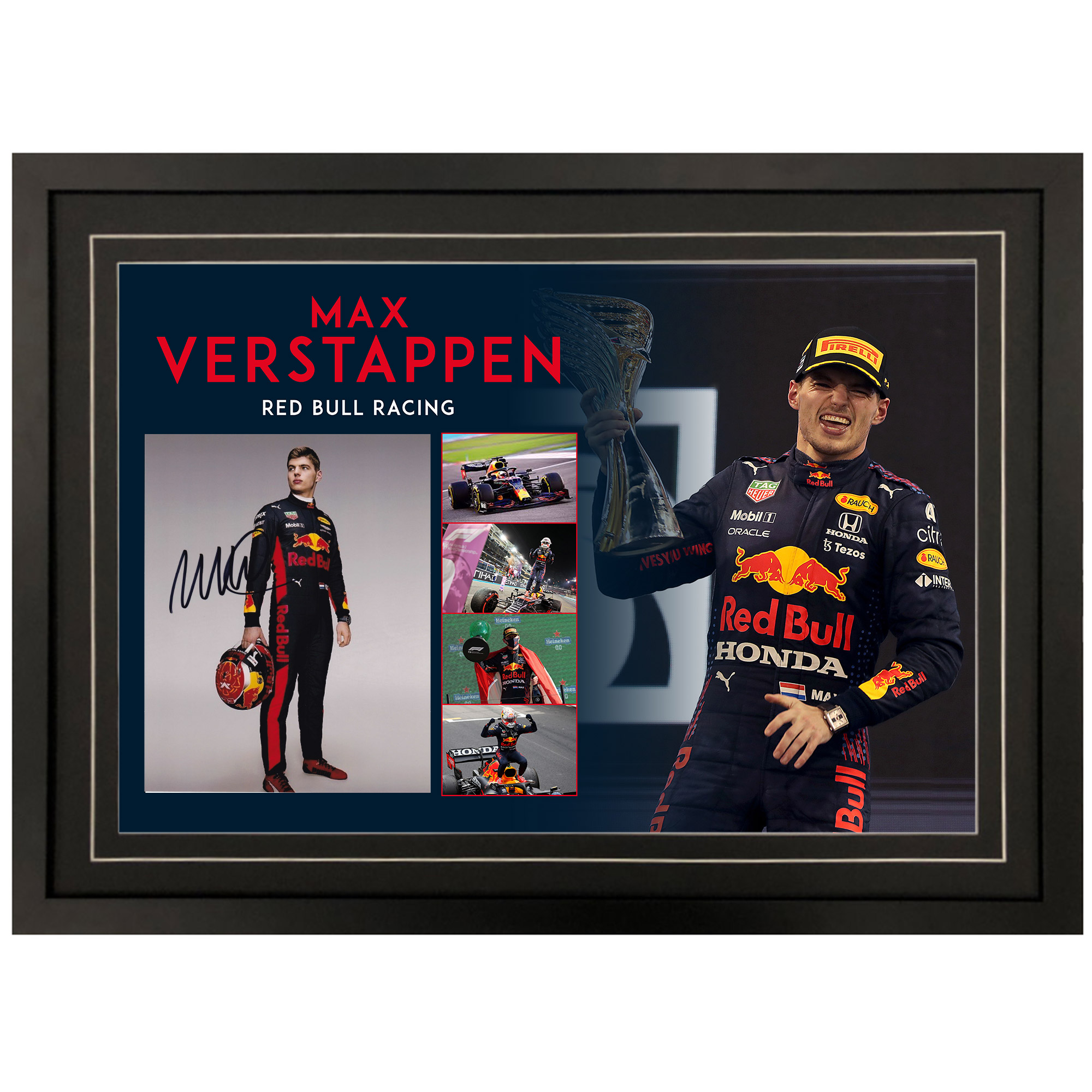 Motorsport – Formula 1 – Max Verstappen Signed & Fram...