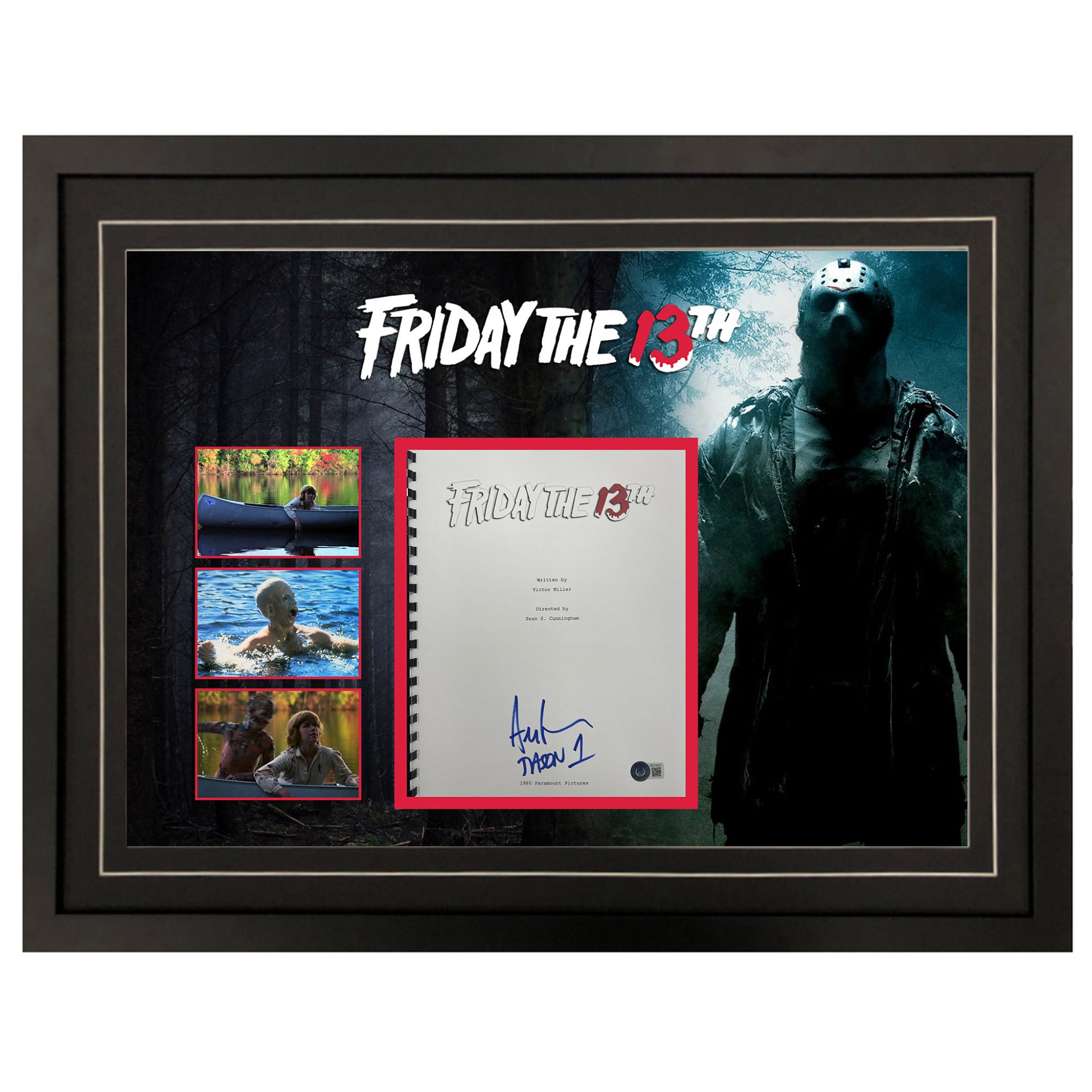 ari-lehman-signed-framed-friday-the-13th-movie-script-cover