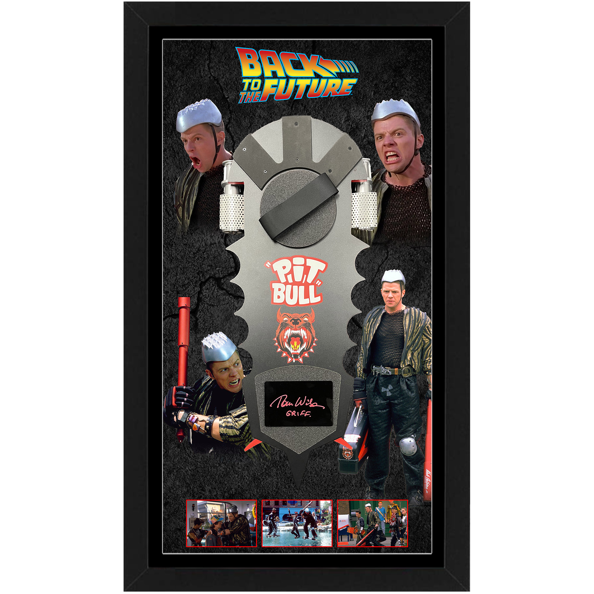 Back to the Future – Thomas F. Wilson Signed & Framed Full ...