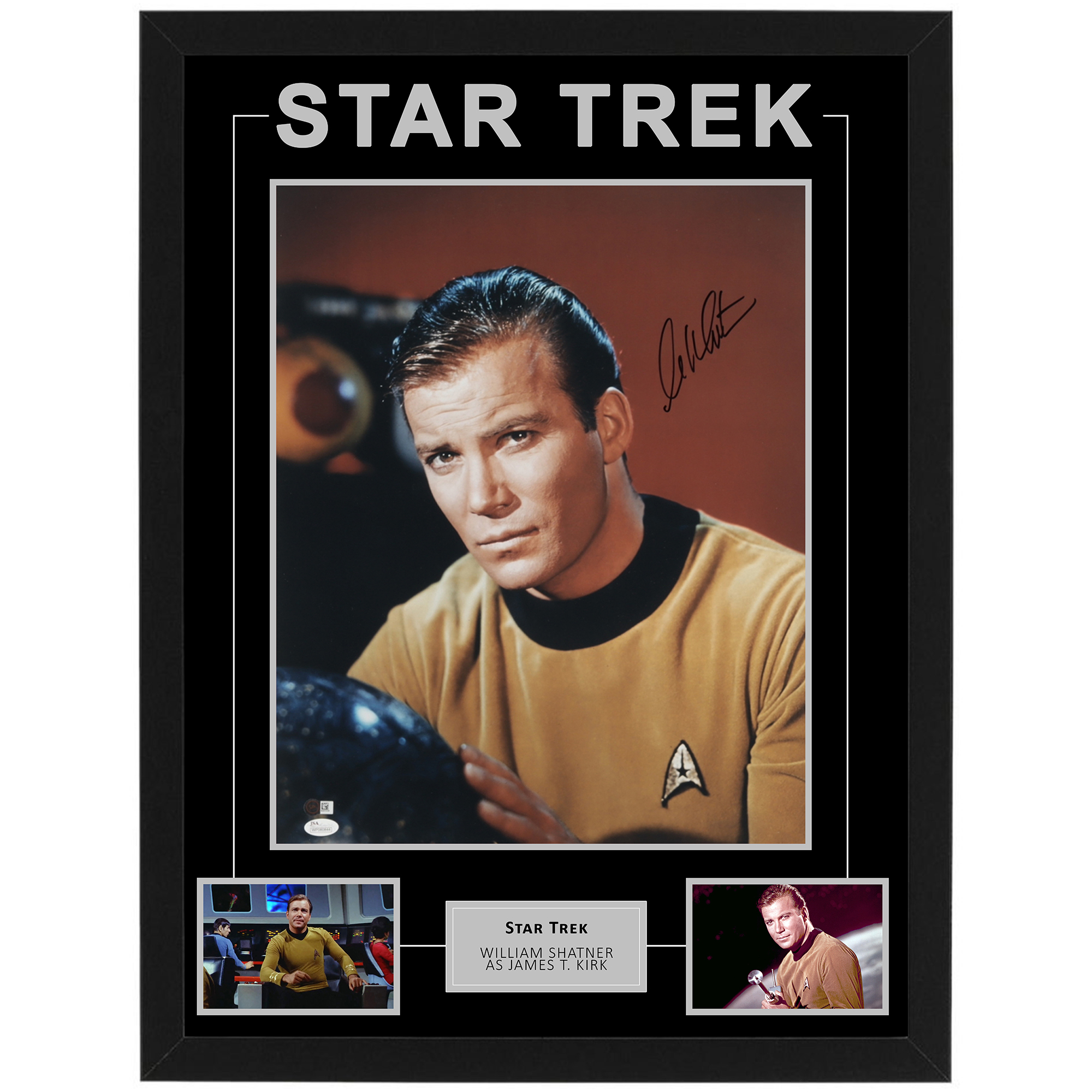 William Shatner – “Star Trek” Signed & Framed P...