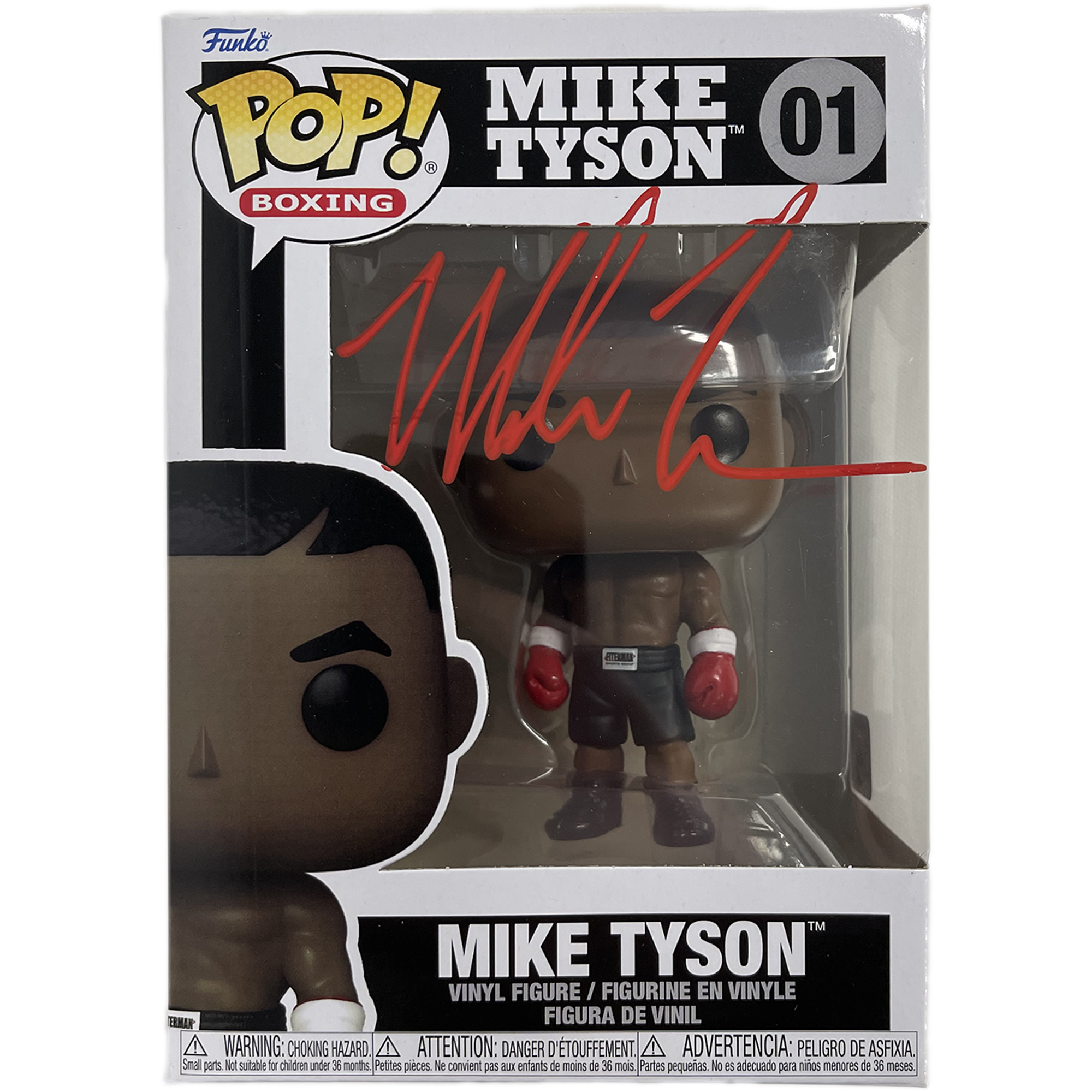 Mike Tyson – “Boxing” Mike Tyson #01 Autographed Fun...