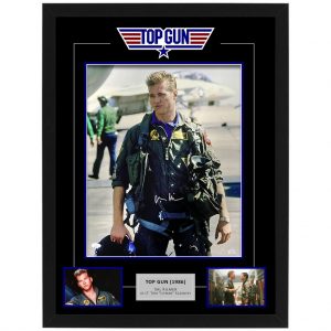 Val Kilmer - "Top Gun (1986)" Signed & Framed Portrait 16x20 Photograph (CA Hologram & JSA COA)