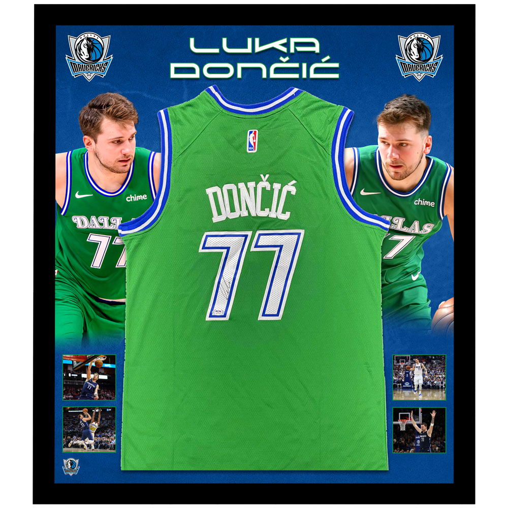 Basketball – Luka Doncic Signed & Framed Dallas Mavericks G...