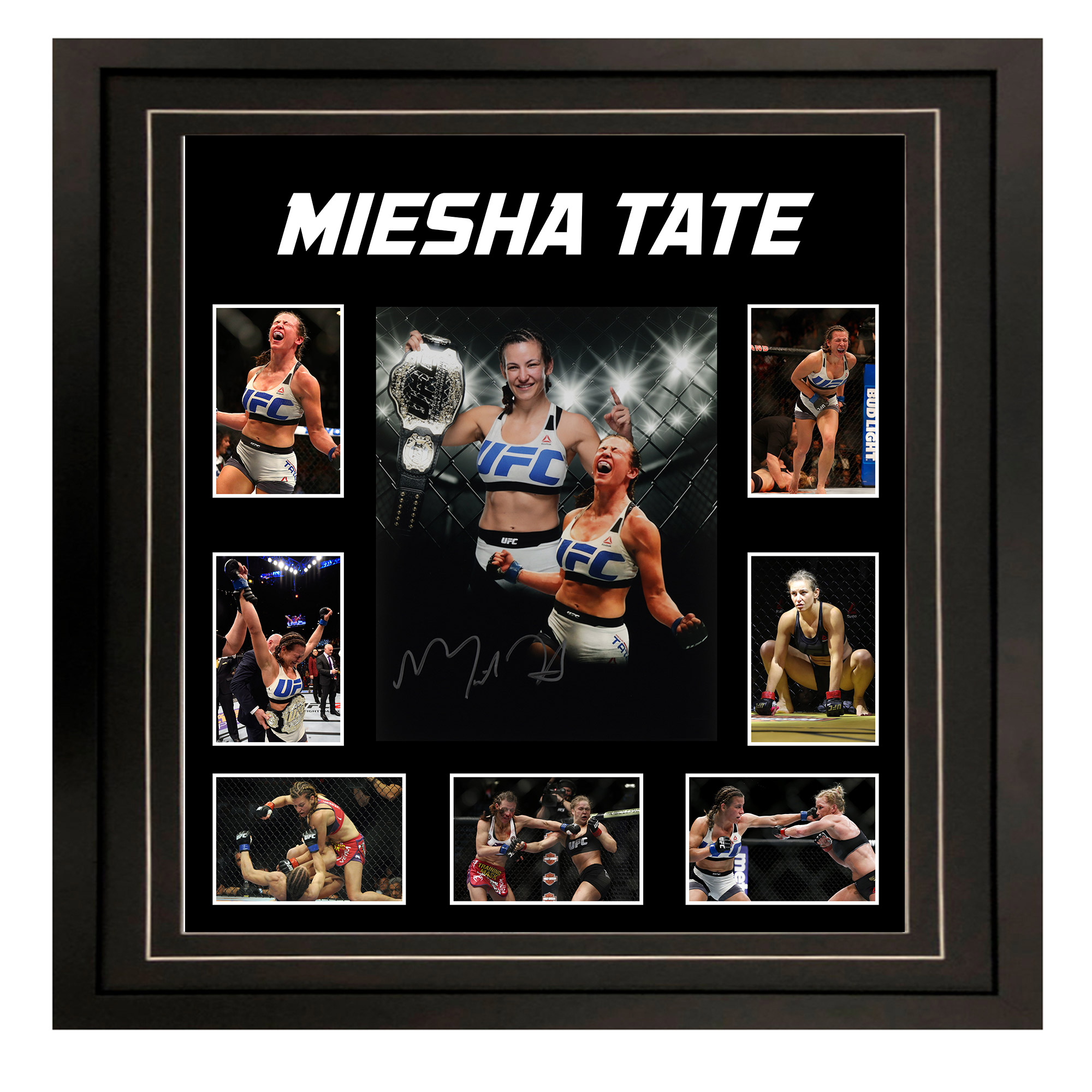 UFC – Miesha Tate Signed & Framed 11×14 Photograph