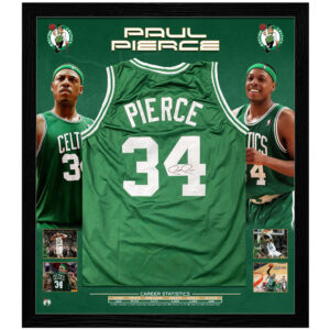 Basketball - Paul Pierce Signed & Framed Boston Celtics Jersey (JSA COA)