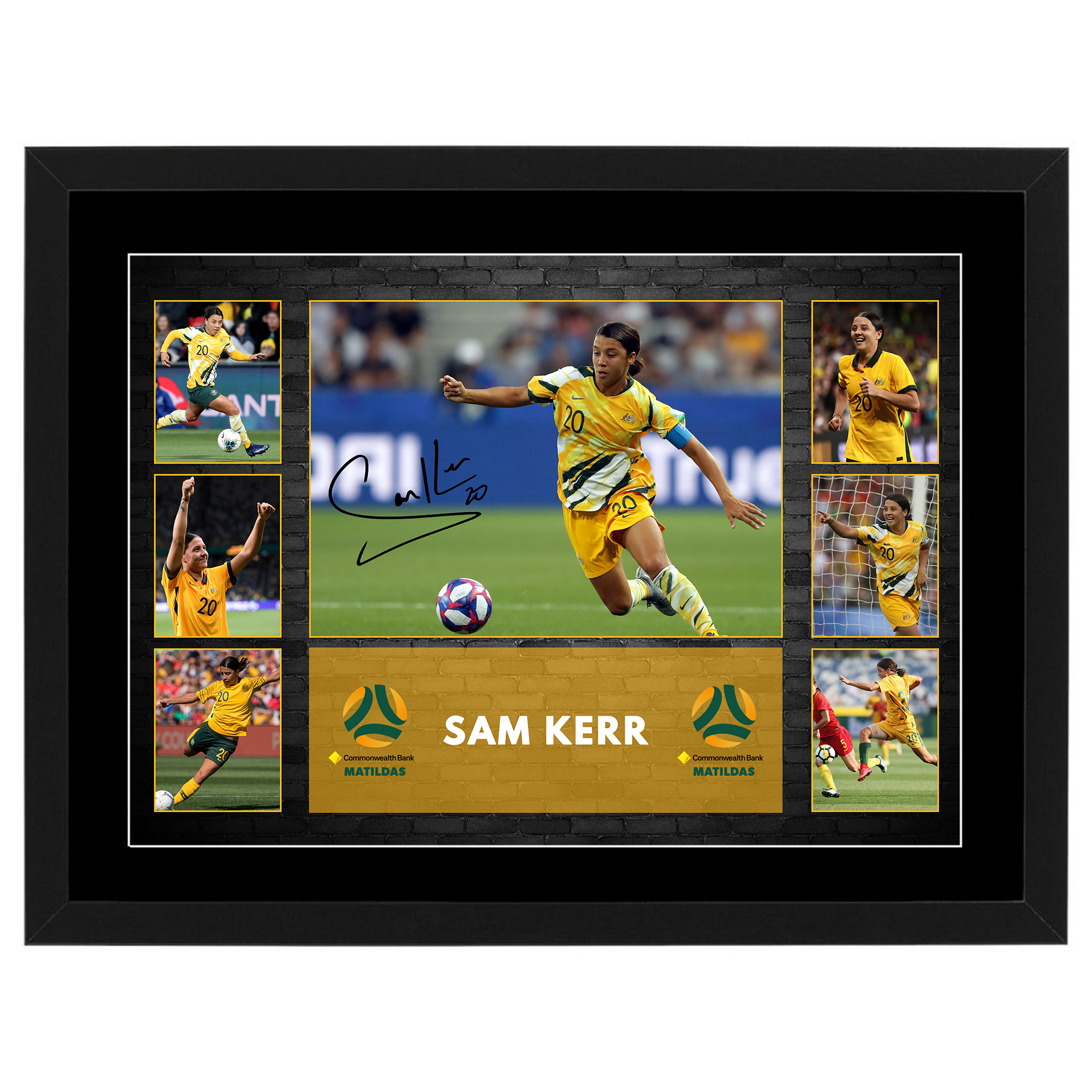 Soccer – Sam Kerr Matildas Framed Pre Print