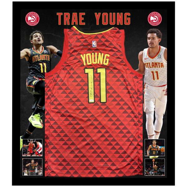 Trae Young Signed Hawks Jersey (Panini COA)