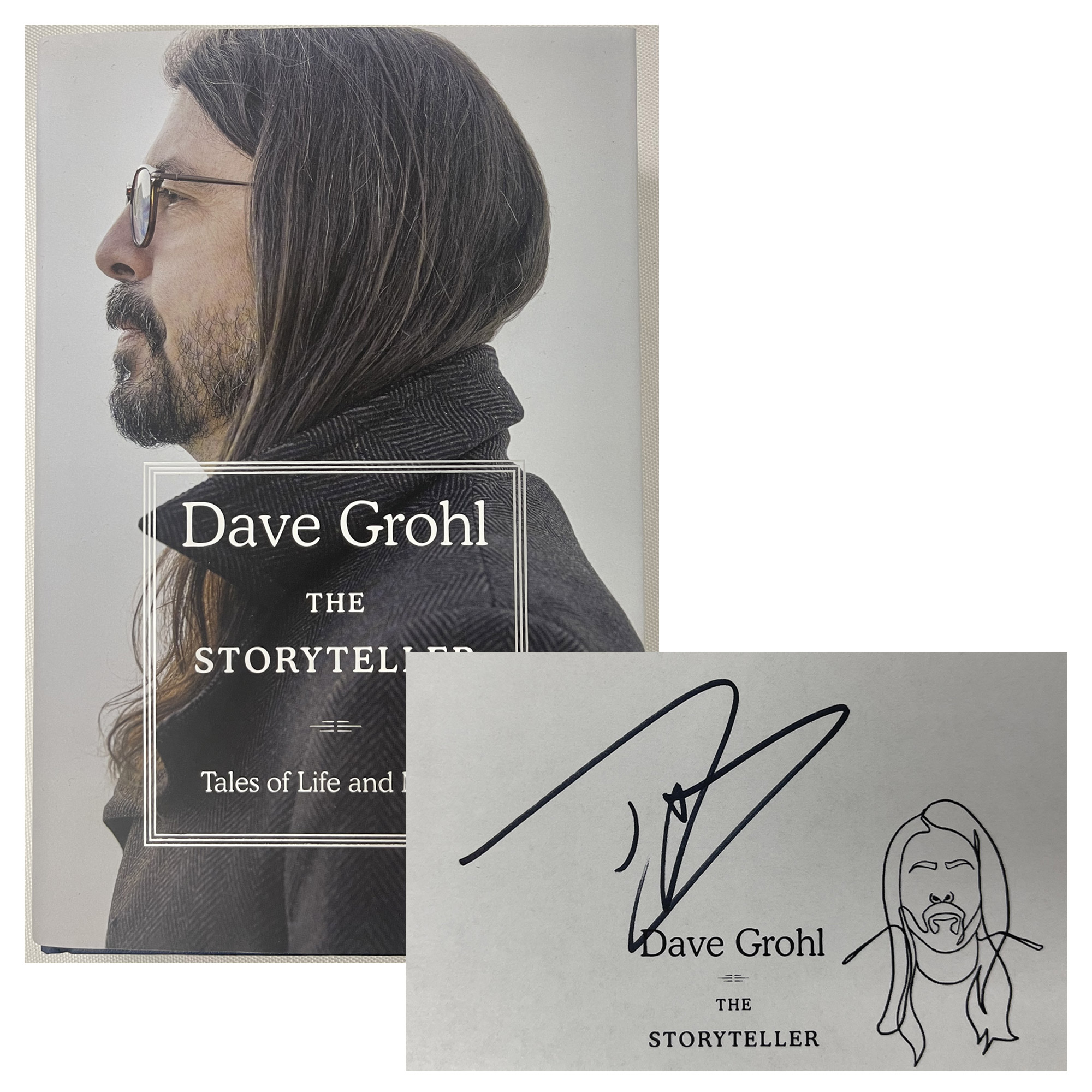 Dave Grohl – Hand Signed The Storyteller Bookplated Hardcover Bo...