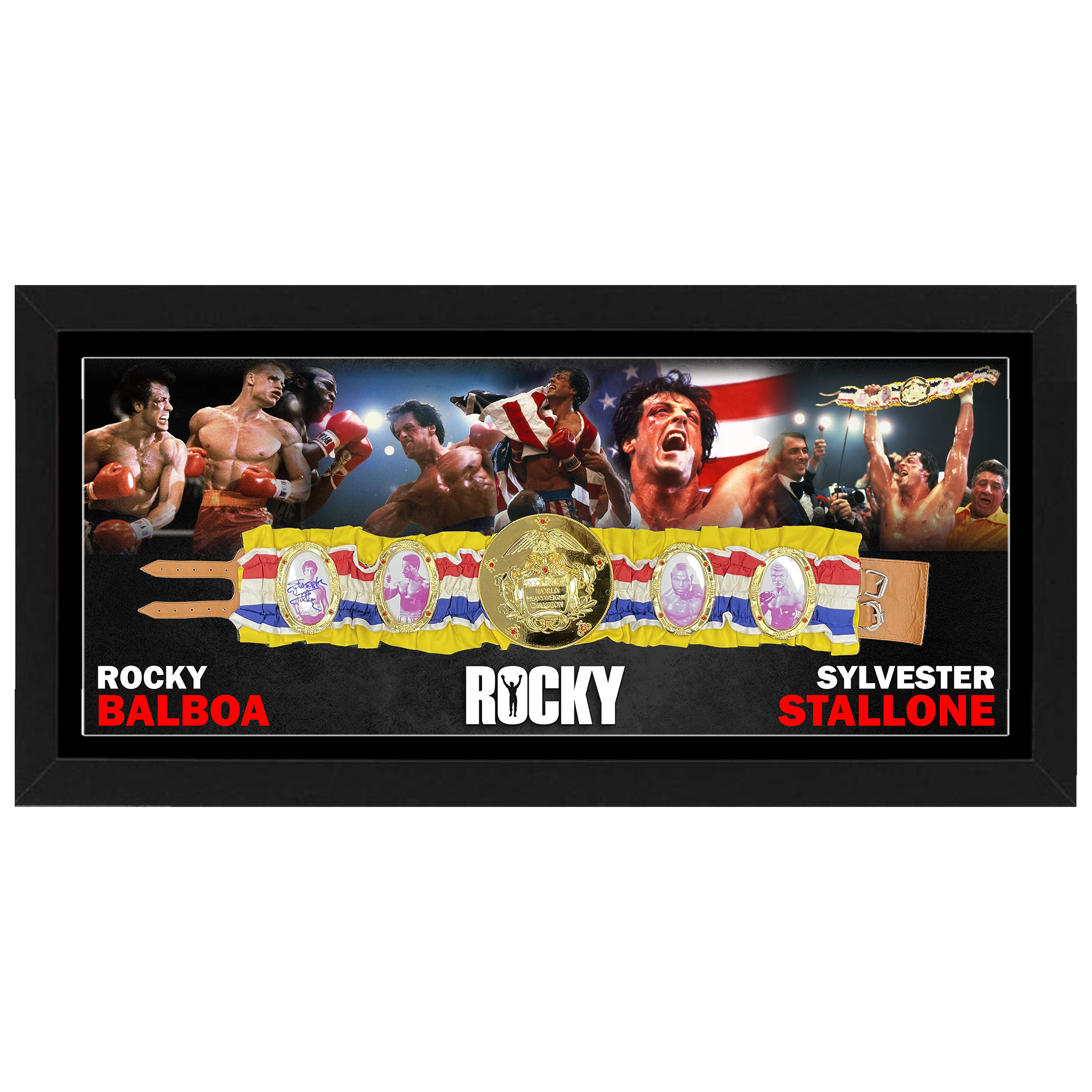 Sylvester Stallone – Signed & Framed Rocky Balboa Heavyweig...